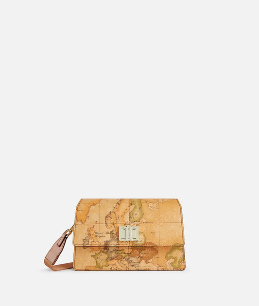 Alviero Martini borsa a tracolla con patella e logo 1C Geo Classic
