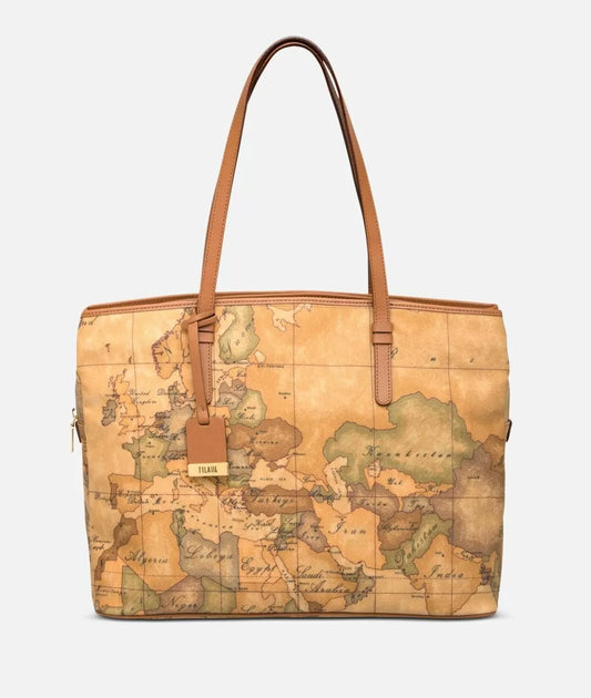 Alviero Martini borsa a spalla grande Geo Classic