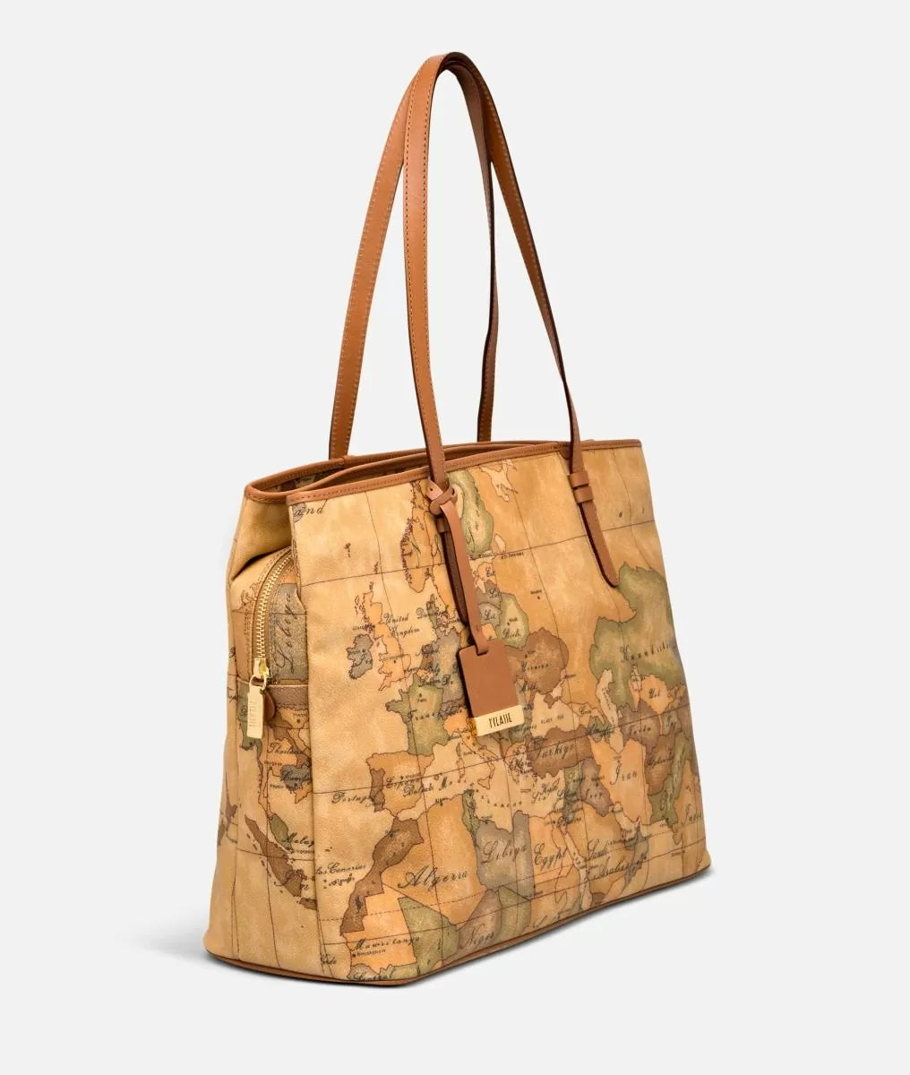 Alviero Martini borsa a spalla grande Geo Classic