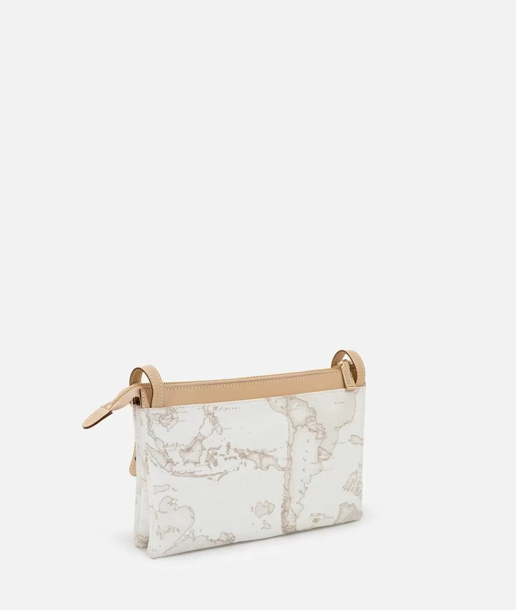 Alviero Martini borsa a tracolla media Geo White