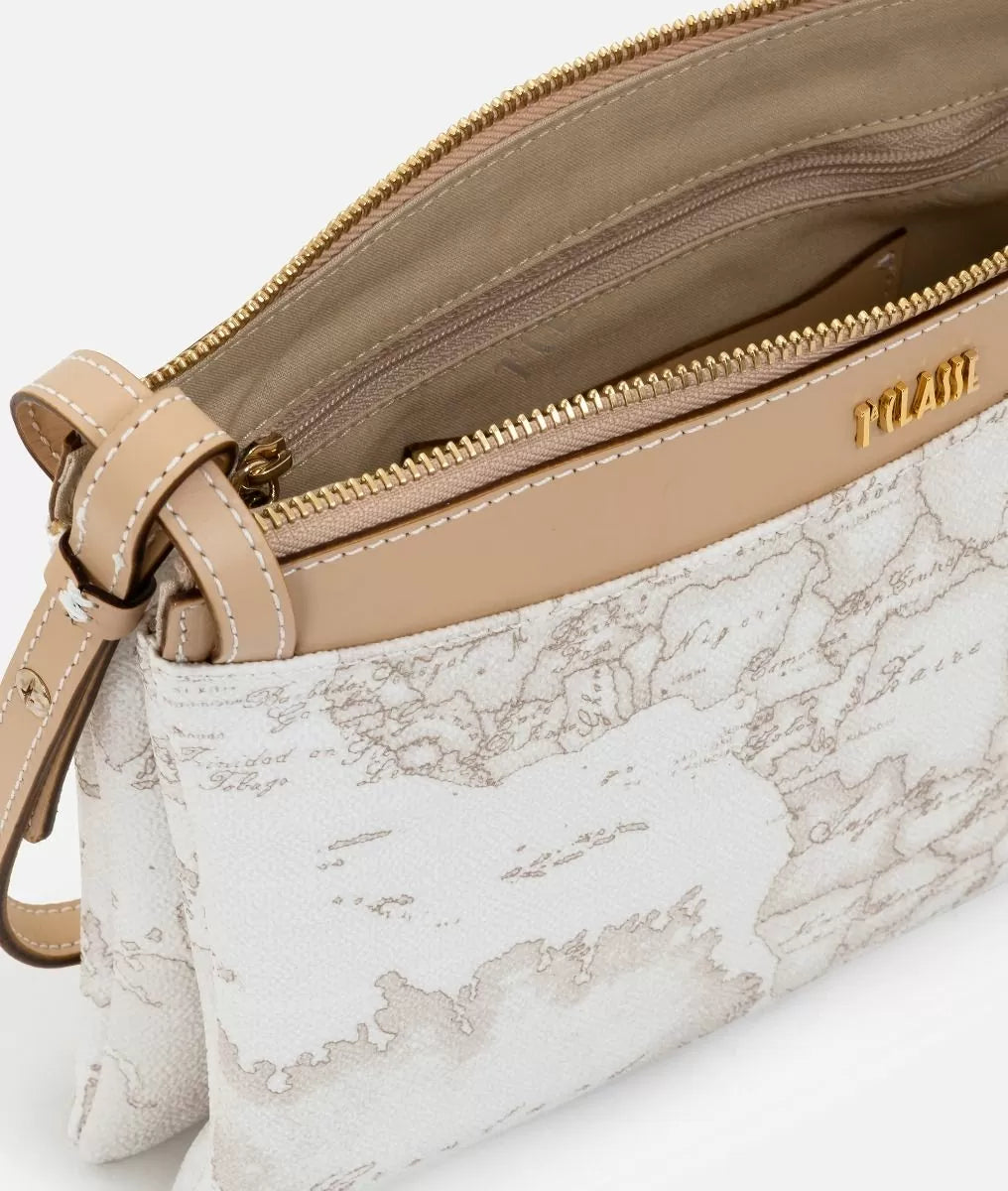 Alviero Martini borsa a tracolla media Geo White
