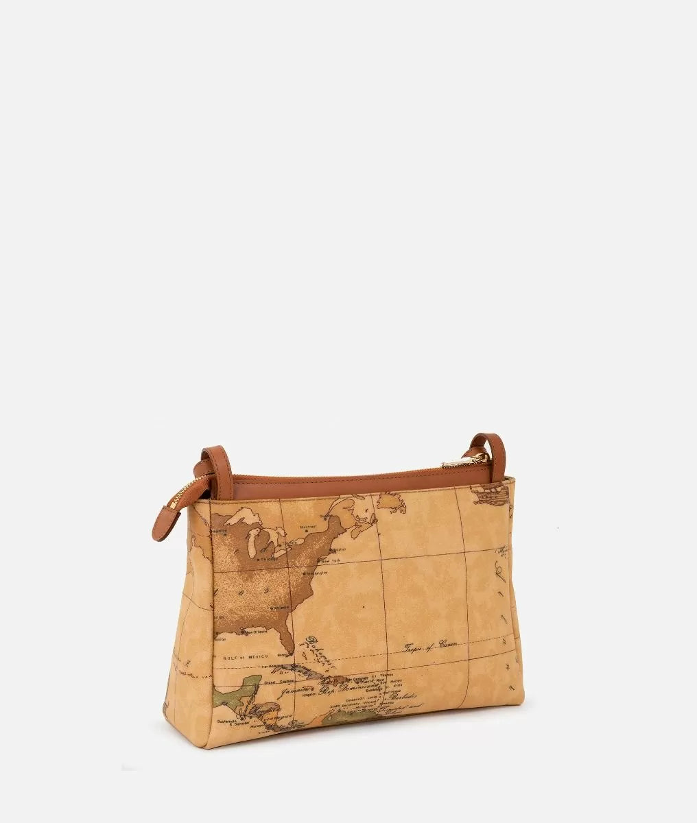 Alviero Martini borsa a tracolla con inserto in pelle Geo Classic