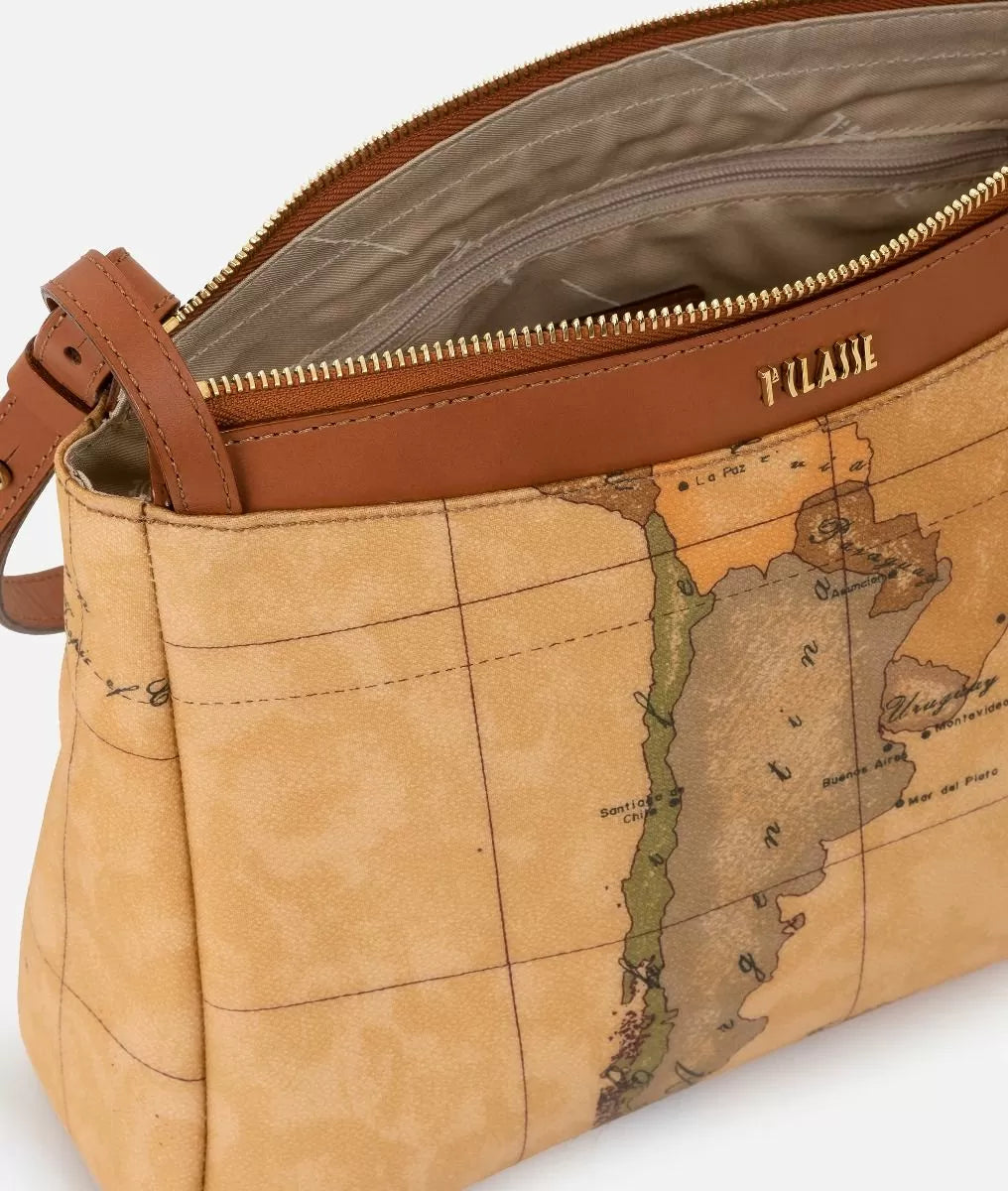 Alviero Martini borsa a tracolla con inserto in pelle Geo Classic