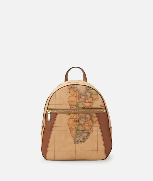 Alviero Martini zaino con inserti frontali in pelle Geo Classic