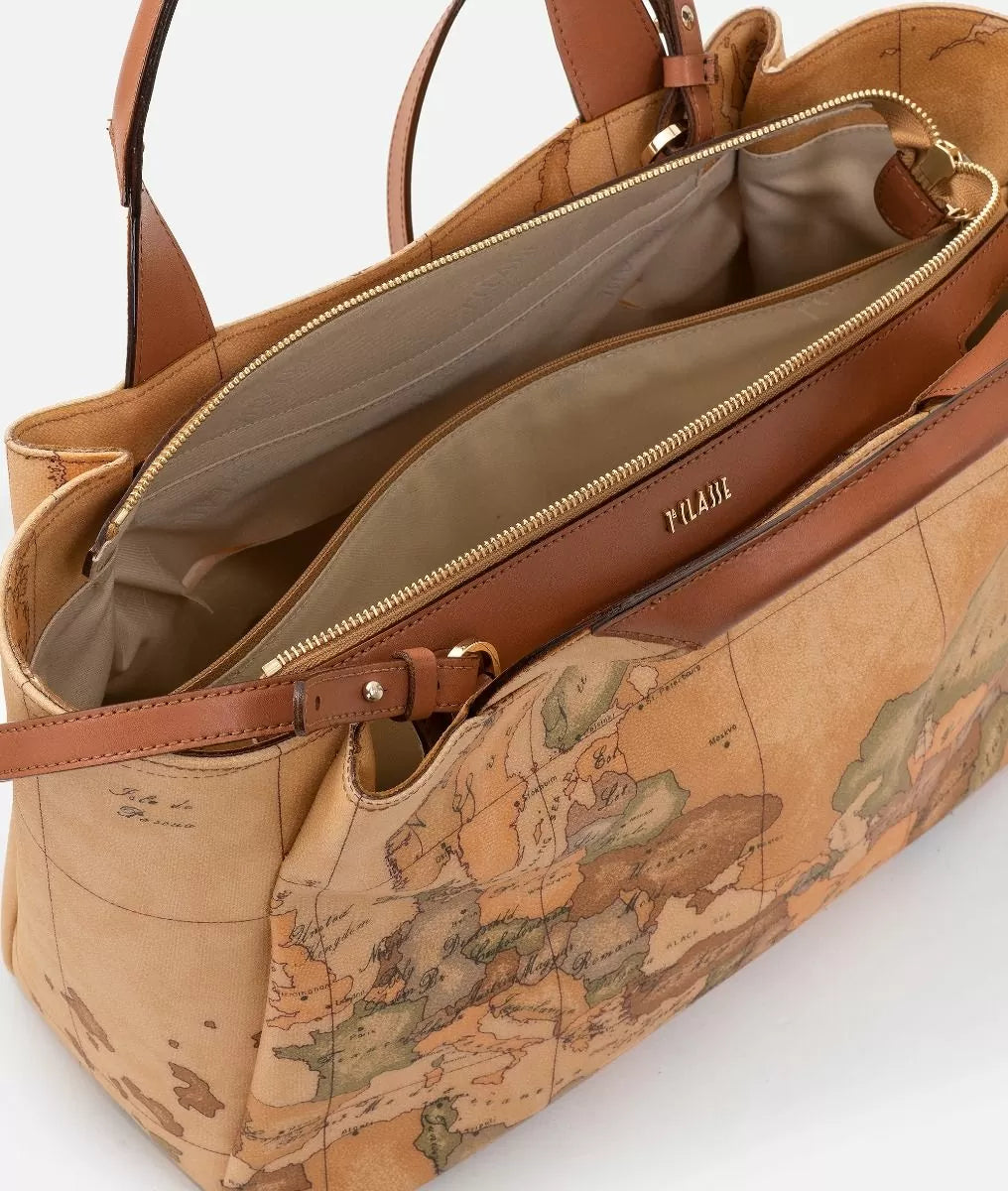 Alviero Martini borsa a mano due scomparti Geo Classic