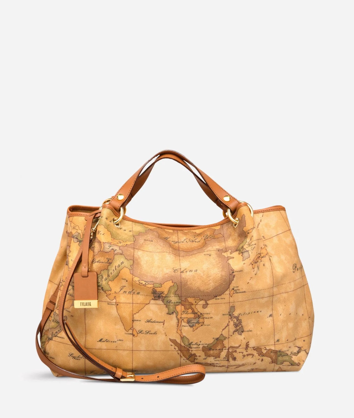 Alviero Martini borsa a mano grande tre scomparti Geo Classic