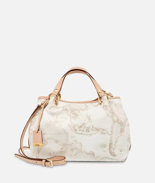 Alviero Martini borsa media a mano Geo White