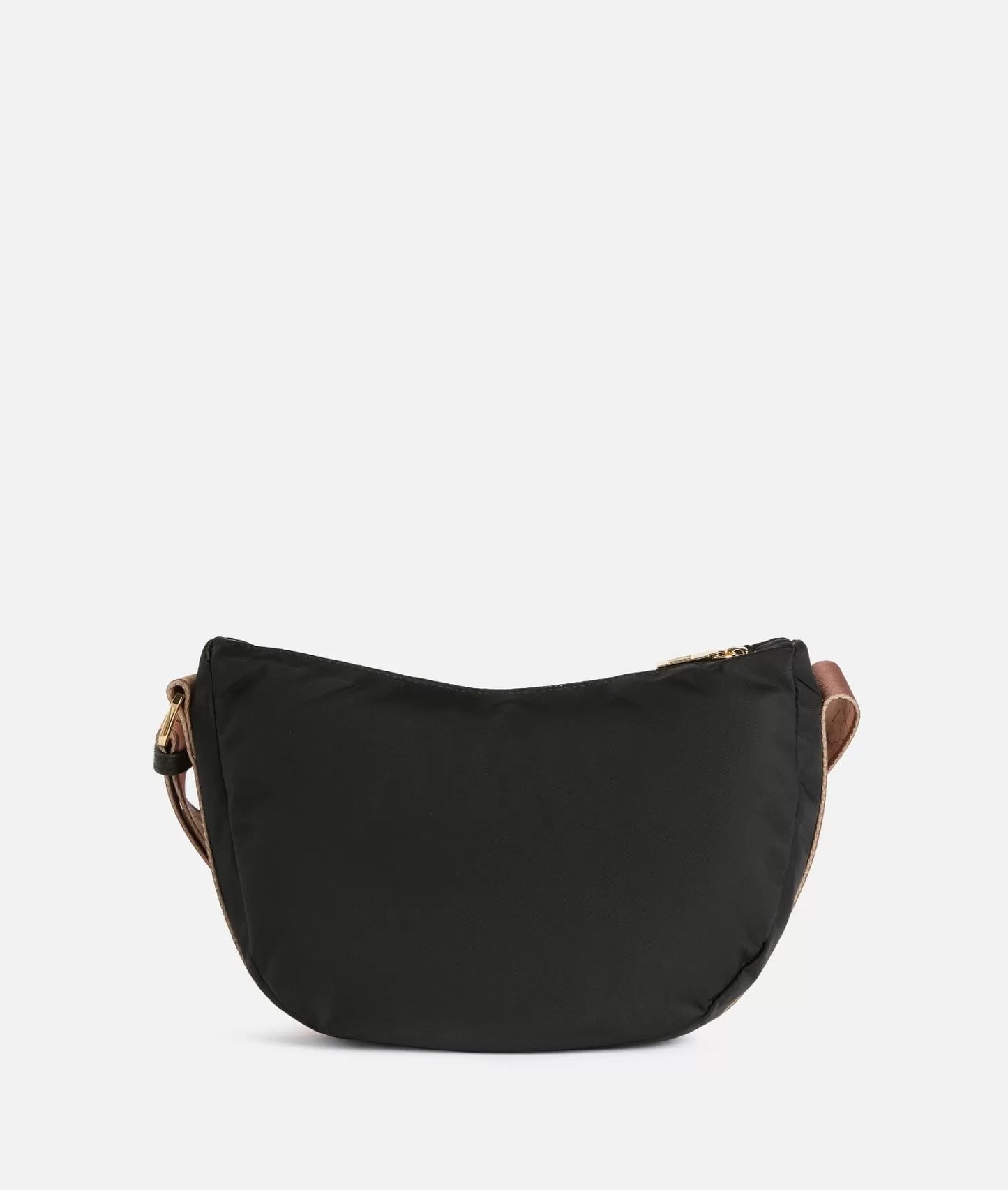 Alviero Martini tracolla a mezzaluna piccola Nylon Eco Vibe nero