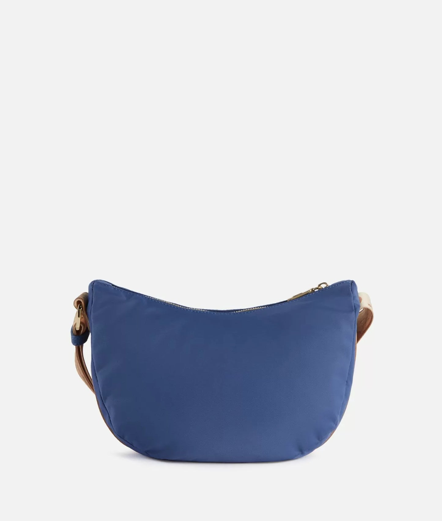 Alviero Martini tracolla a mezzaluna piccola Nylon Eco Vibe blue