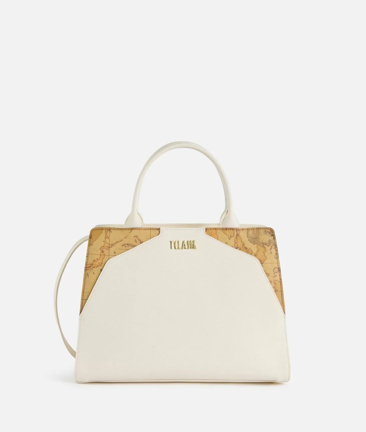 Alviero Martini borsa a mano grande Java City avorio