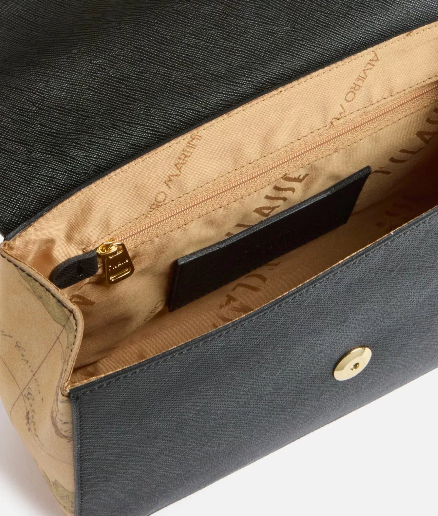 Alviero Martini borsa a spalla doppia portabilità Java City nero