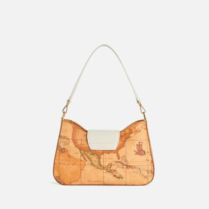 Alviero Martini borsa a spalla Heritage Geo avorio