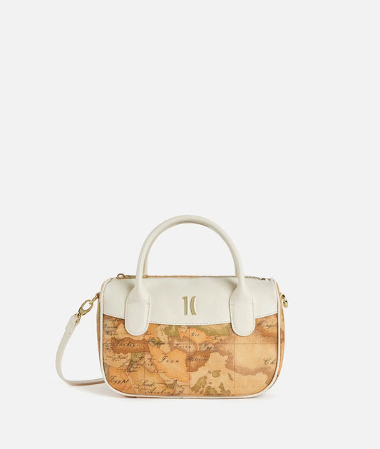 Alviero Martini borsa a mano Heritage Geo avorio