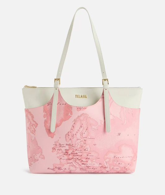 Alviero Martini borsa shopping Geo Magnolia rosa