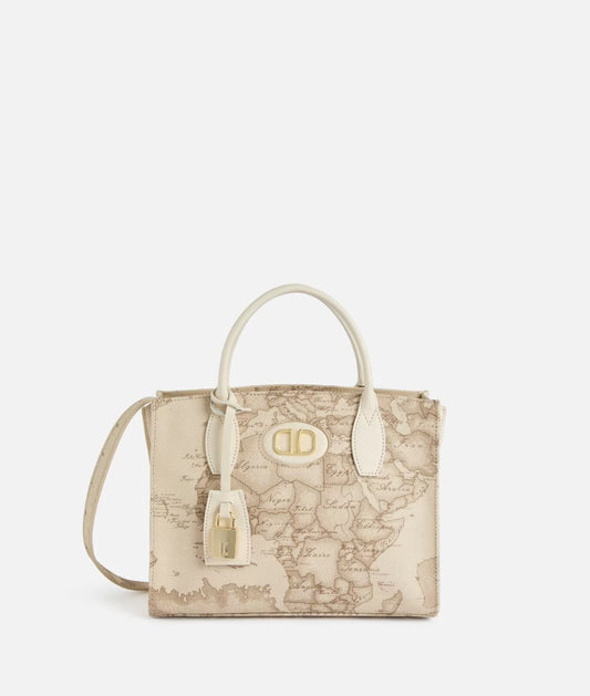 Alviero Martini borsa a mano Sand Safari rafia
