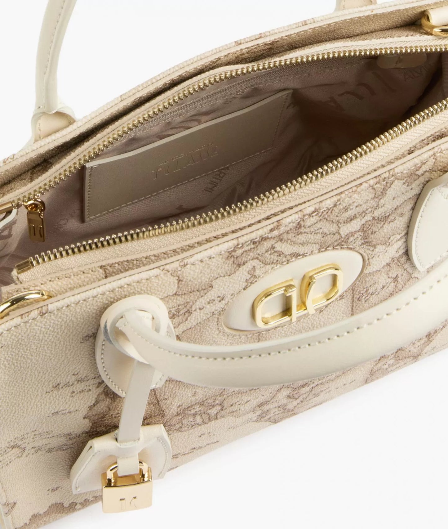 Alviero Martini borsa a mano Sand Safari rafia