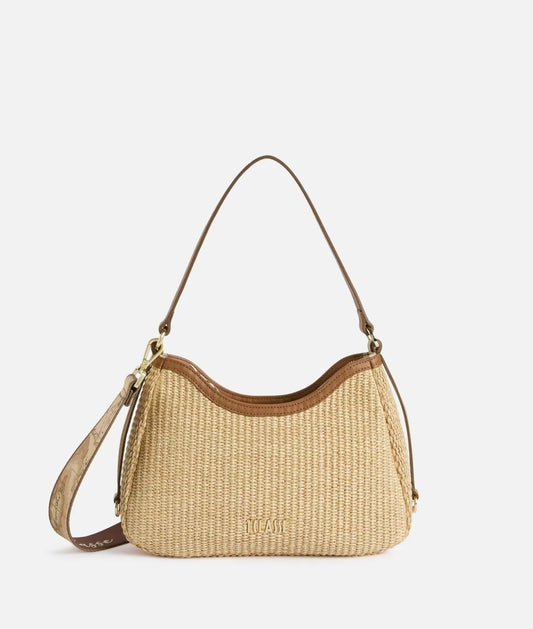 Alviero Martini borsa sottospalla Naturale Geo Bambù