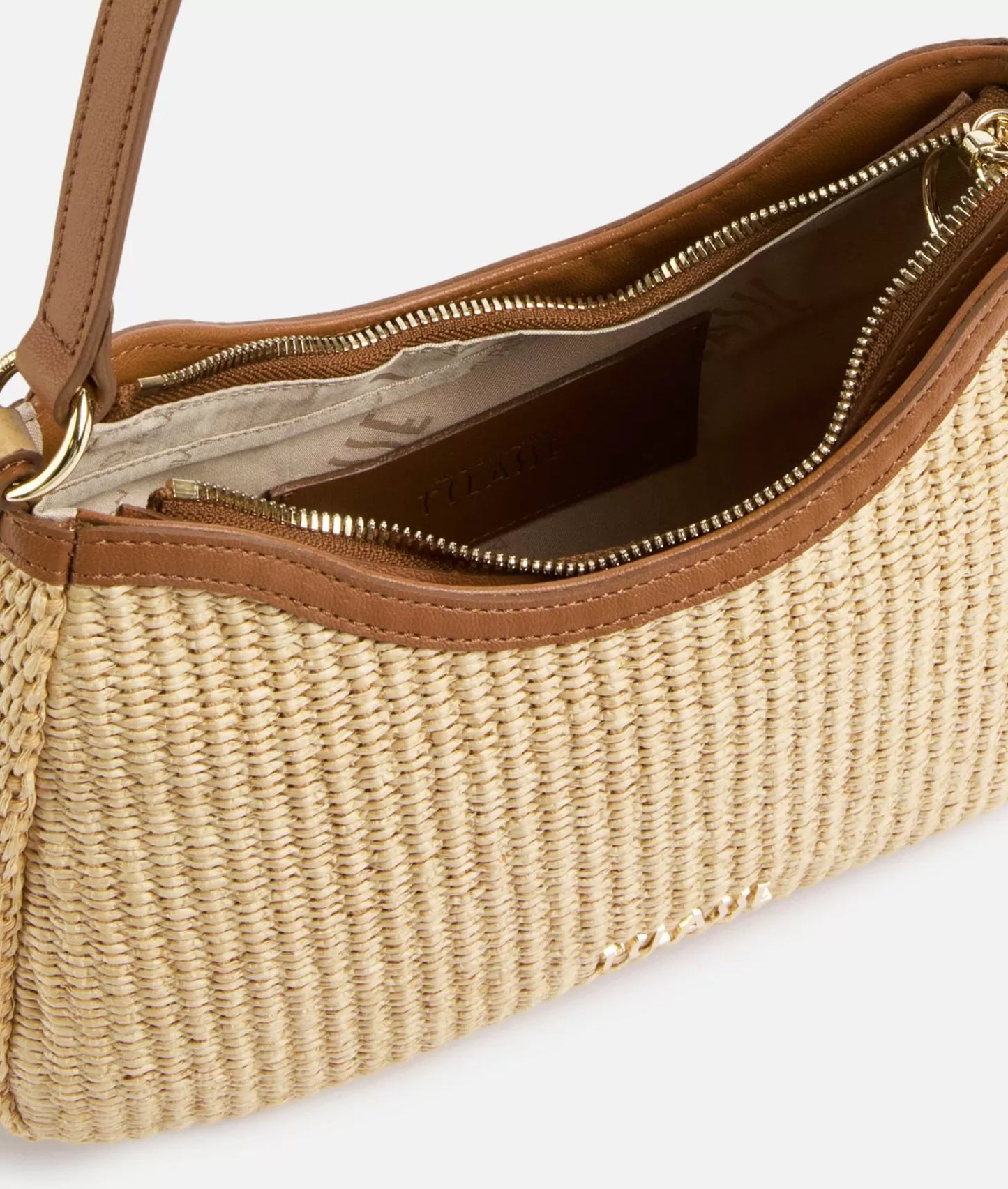 Alviero Martini borsa sottospalla Naturale Geo Bambù