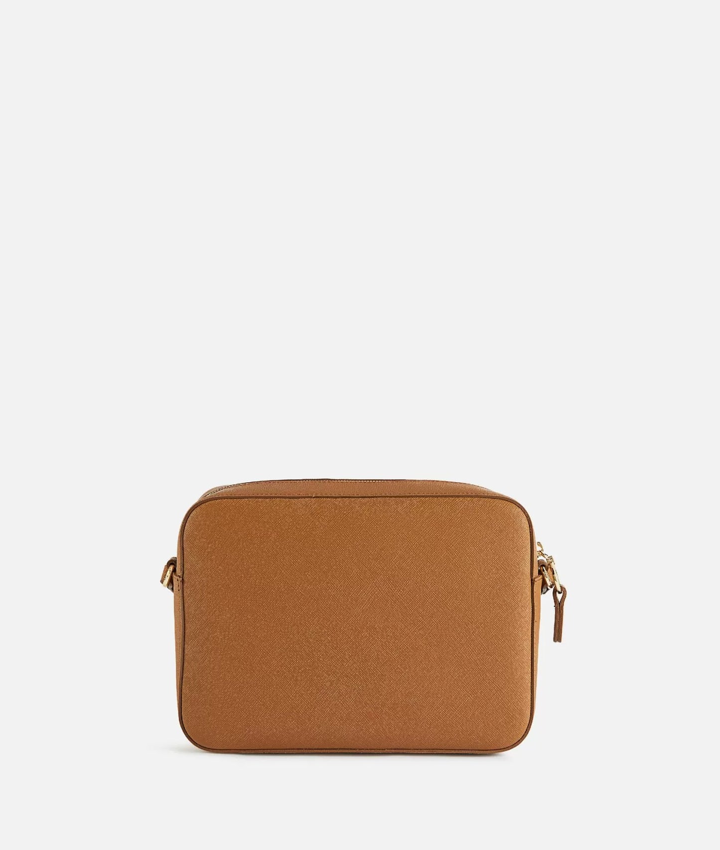 Alviero Martini borsa a tracolla con inserti frontali sagomati in tessuto Geo Classic cuoio