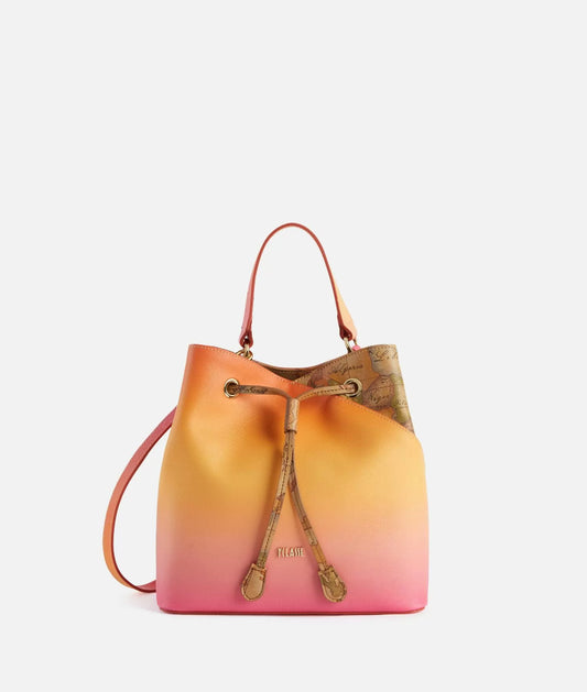Alviero Martini borsa secchiello Sunset Paradise multicolor