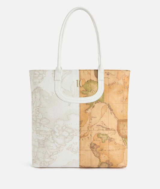 Alviero Martini borsa shopping Geo Mix naturale
