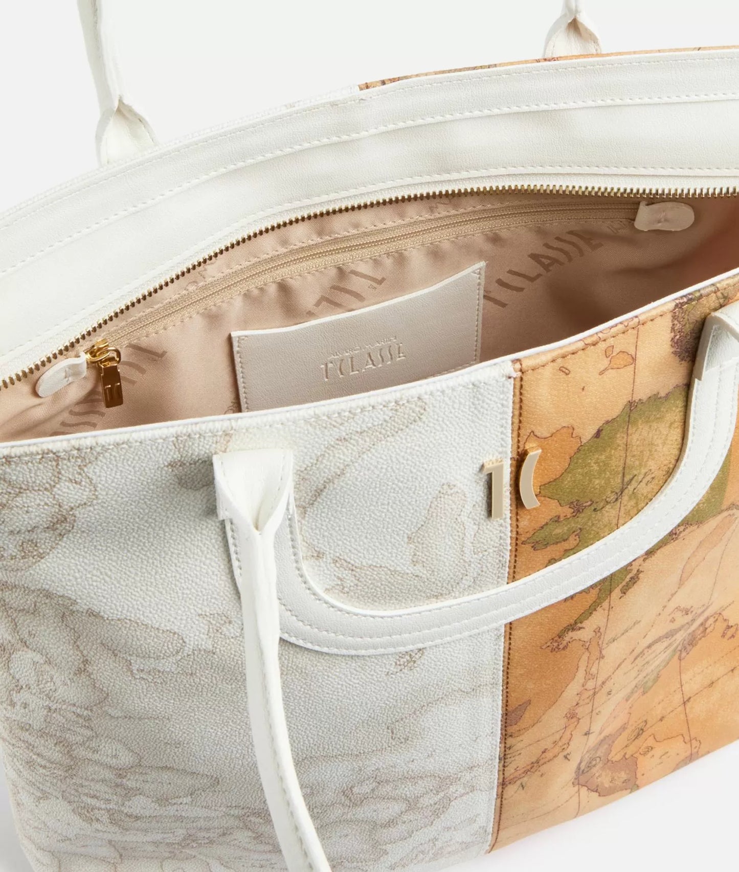Alviero Martini borsa shopping Geo Mix naturale
