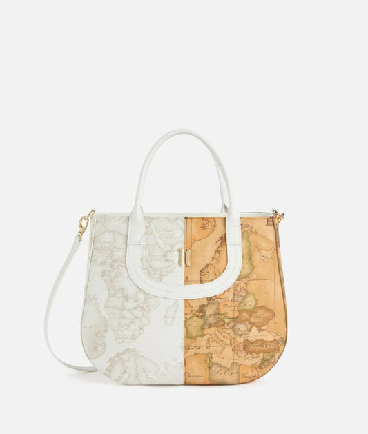Alviero Martini borsa a mano Geo Mix naturale