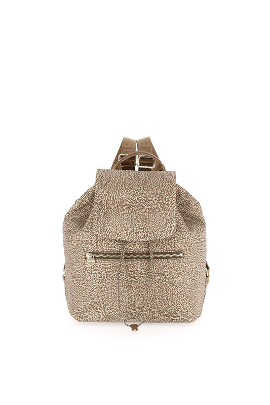 Borbonese zaino Eco Line Medium beige brown - Maquis dal 1989