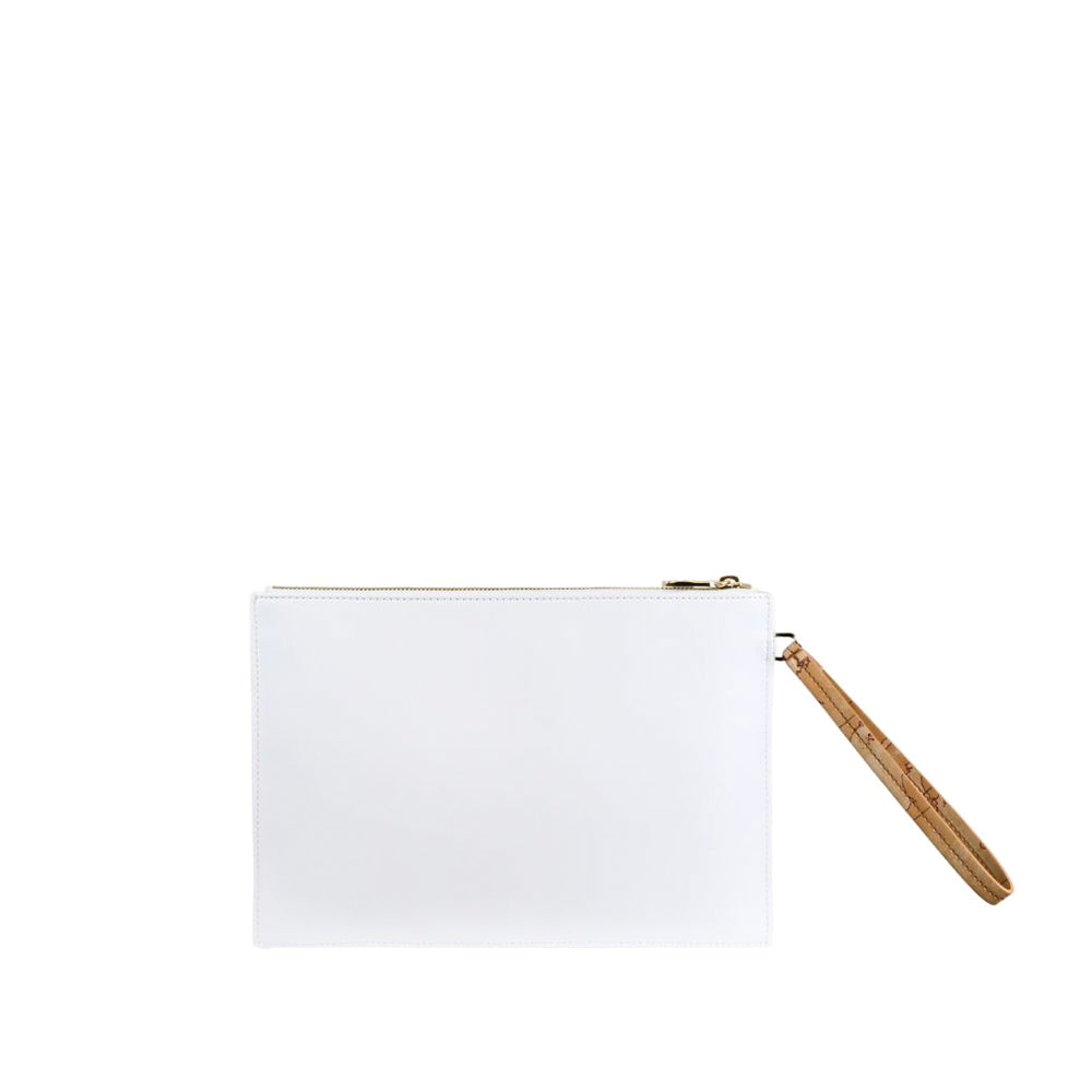 Alviero Martini pochette Geo Mirage bianco