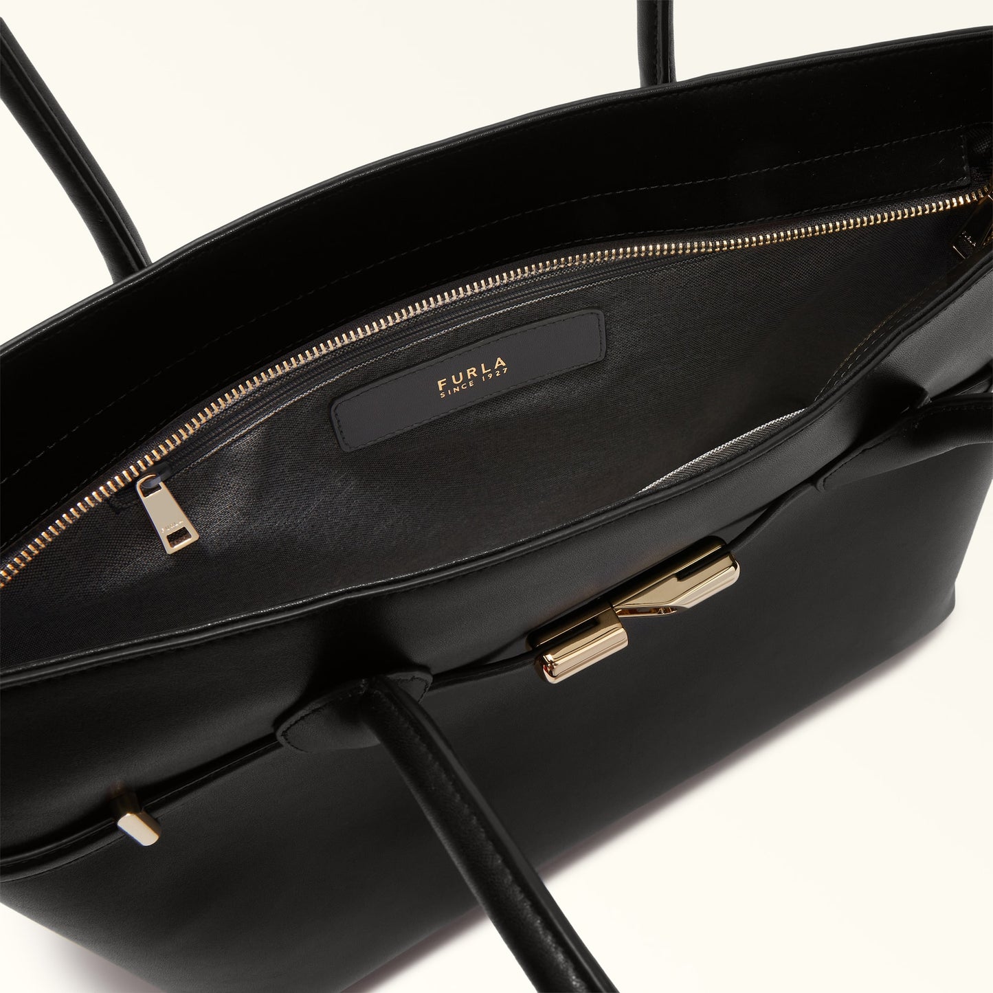 Furla borsa shopping Goccia nero