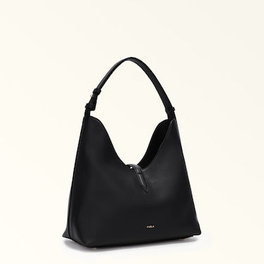 Furla borsa a spalla media Goccia nero
