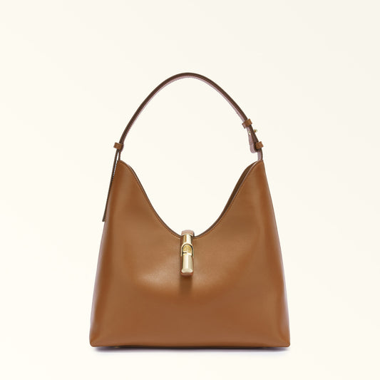 Furla borsa a spalla media Goccia brandy