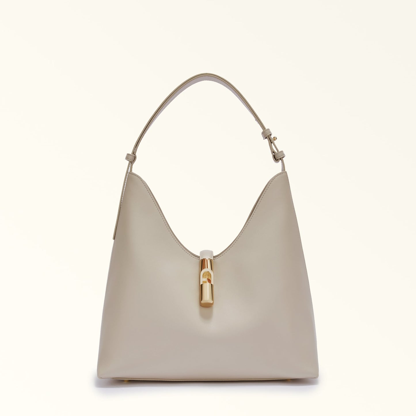 Furla borsa a spalla media Goccia marshmallow