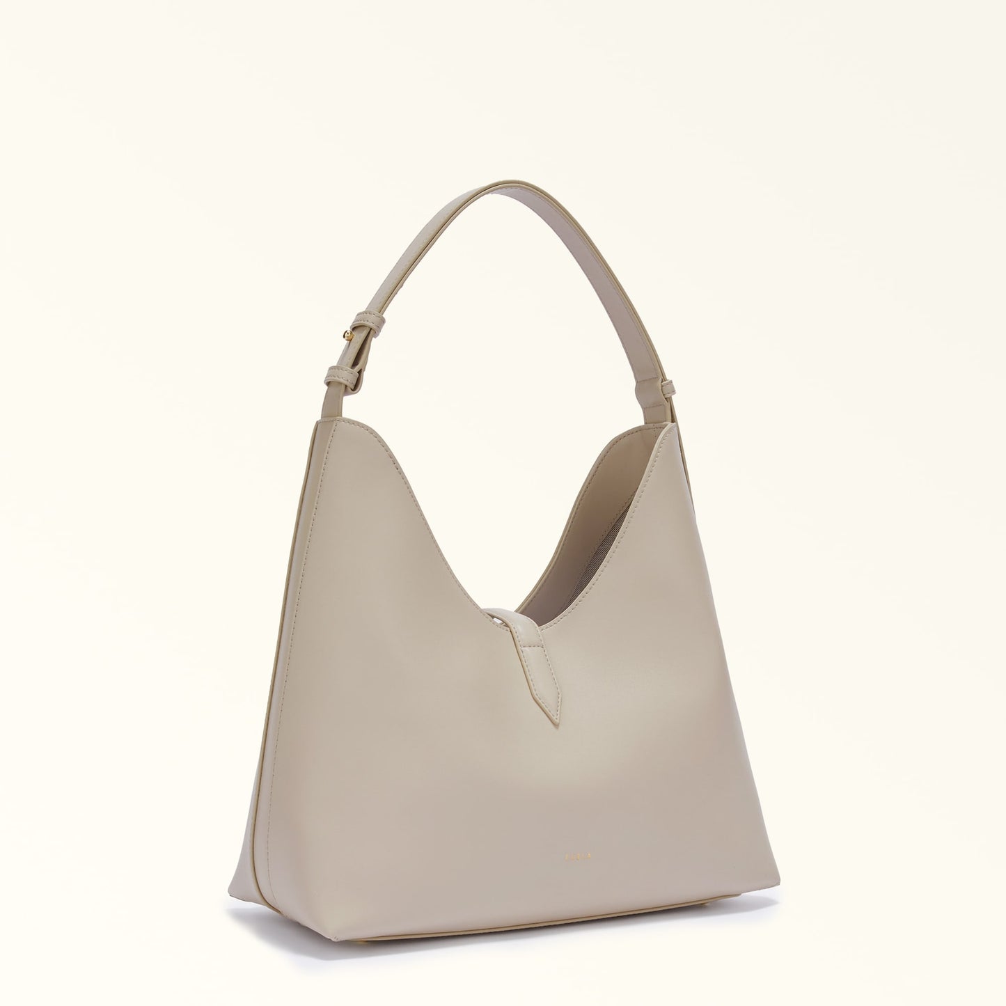 Furla borsa a spalla media Goccia marshmallow