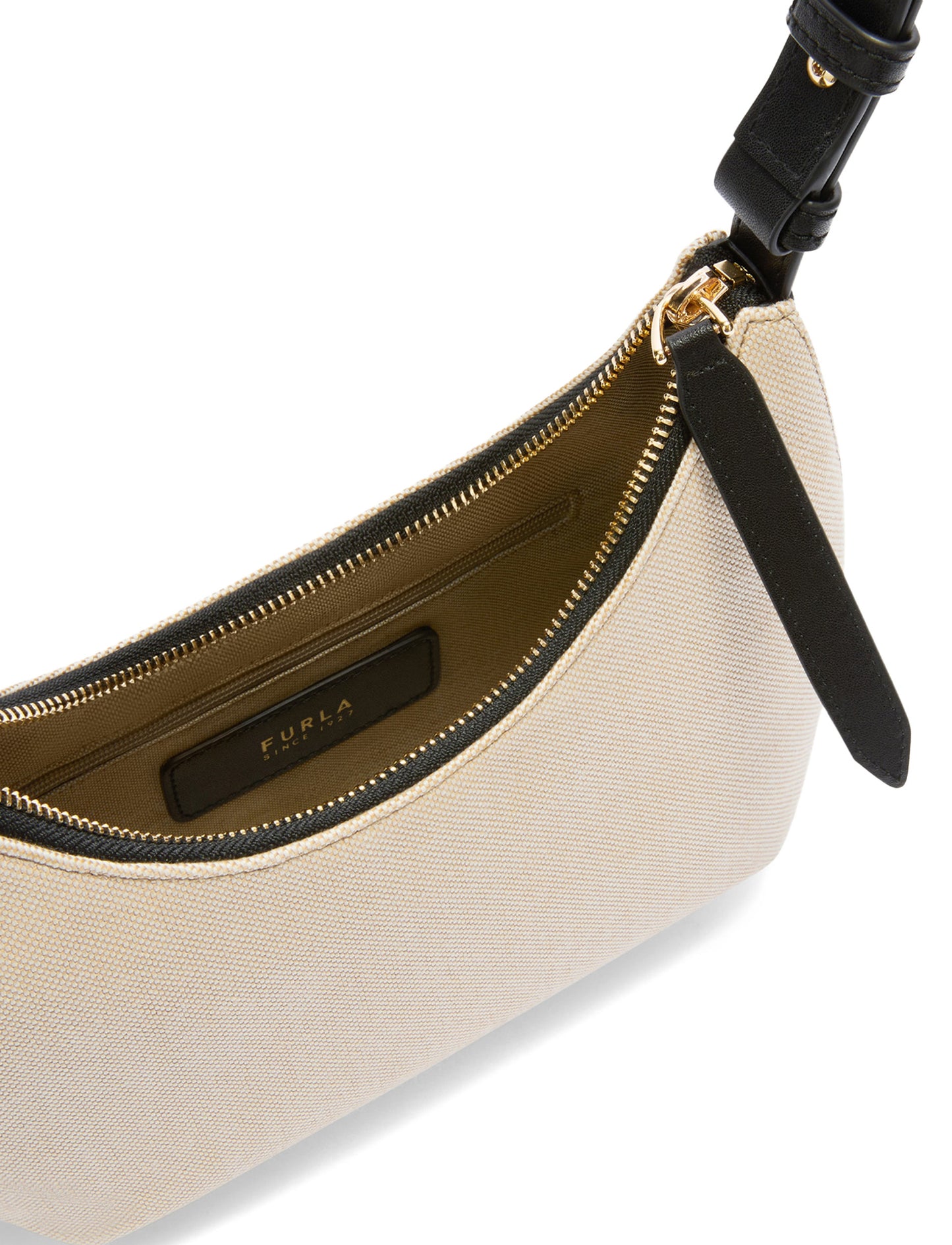 Furla borsa a tracolla Goccia naturale nero