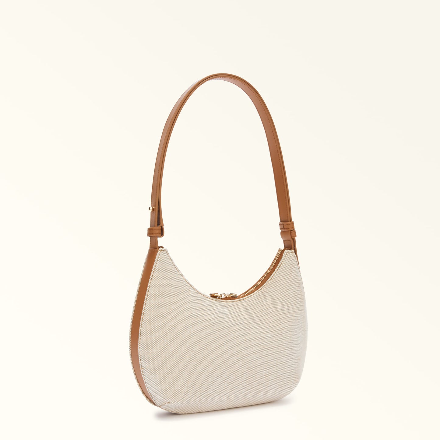 Furla borsa a tracolla Goccia naturale brandy