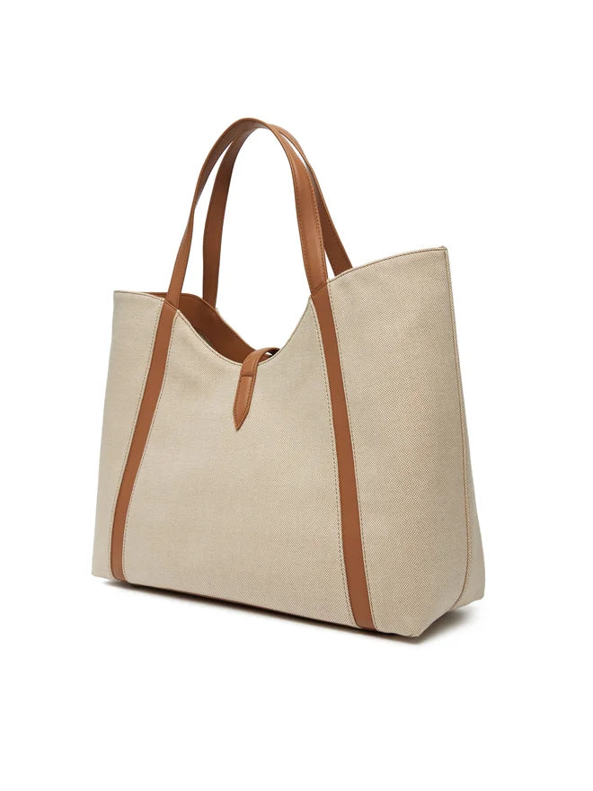 Furla borsa a spalla Goccia naturale brandy