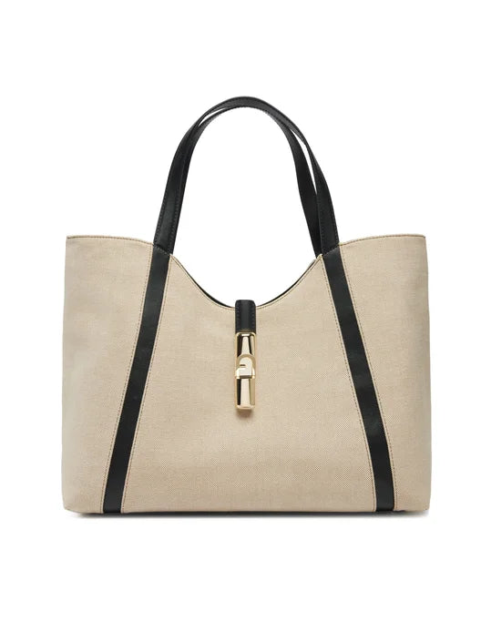 Furla borsa a spalla Goccia naturale nero