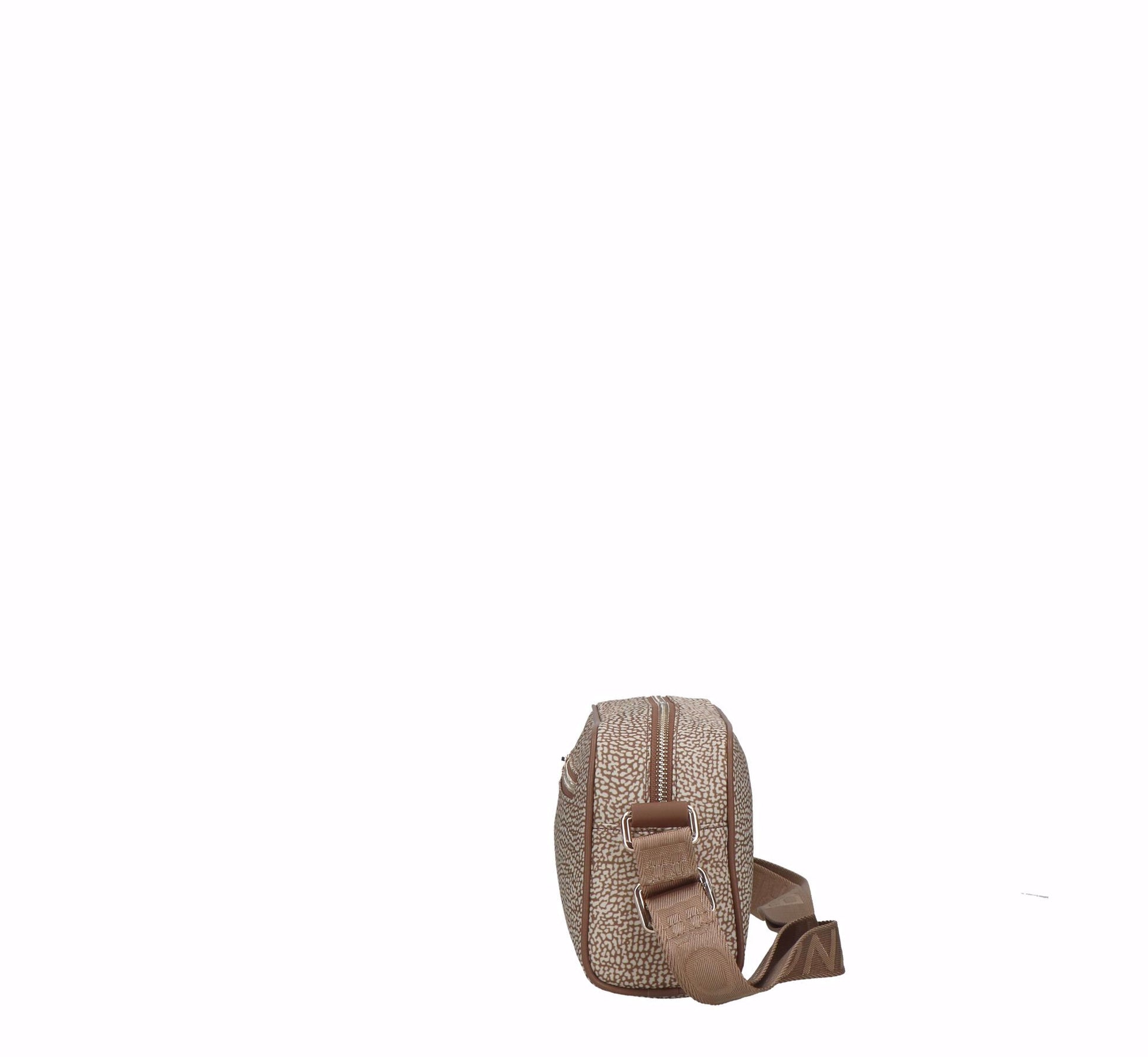 Borbonese borsa a tracolla Eco Line beige brown - Maquis dal 1989