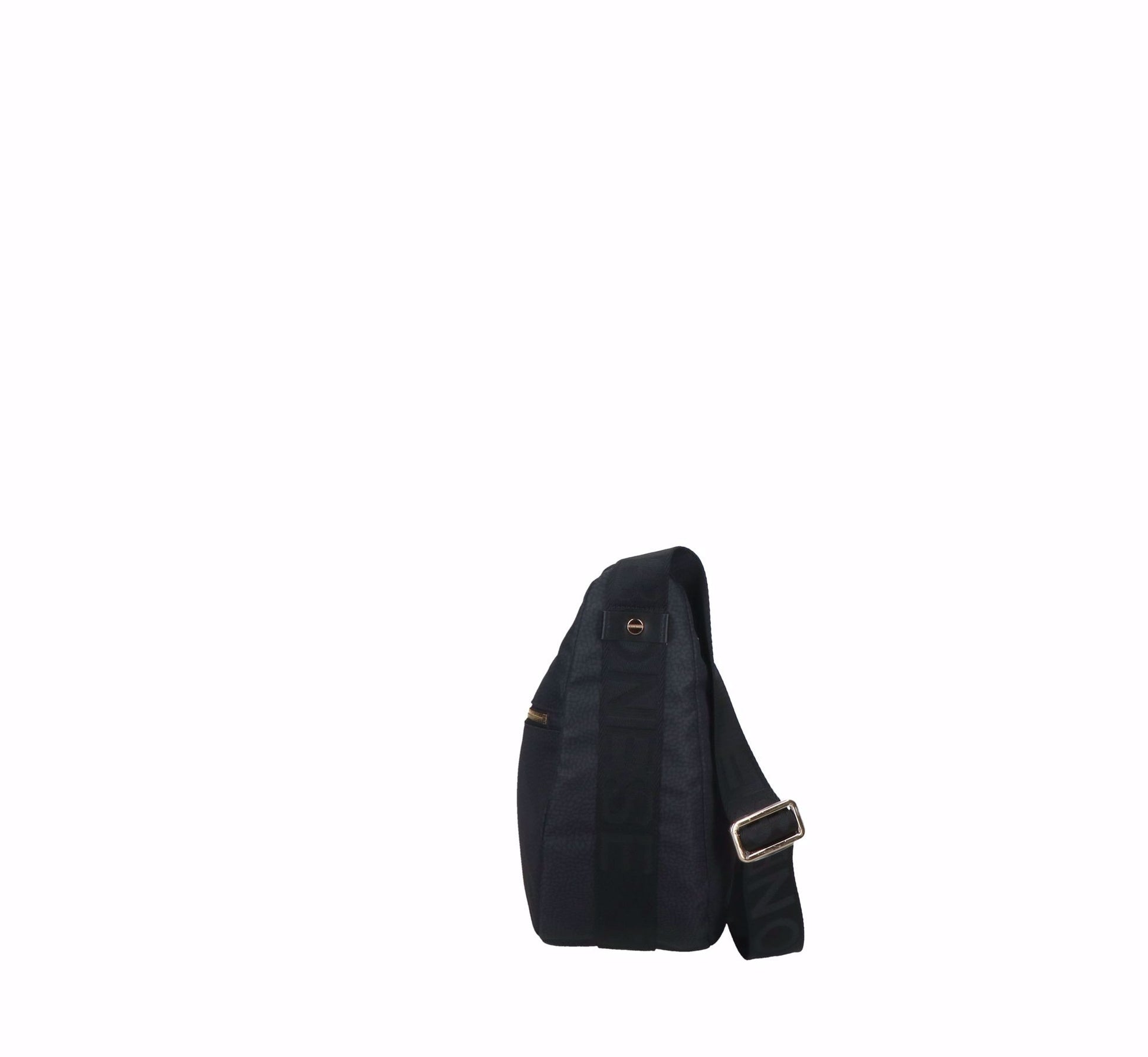 Borbonese borsa Luna Bag Medium dark black - Maquis dal 1989