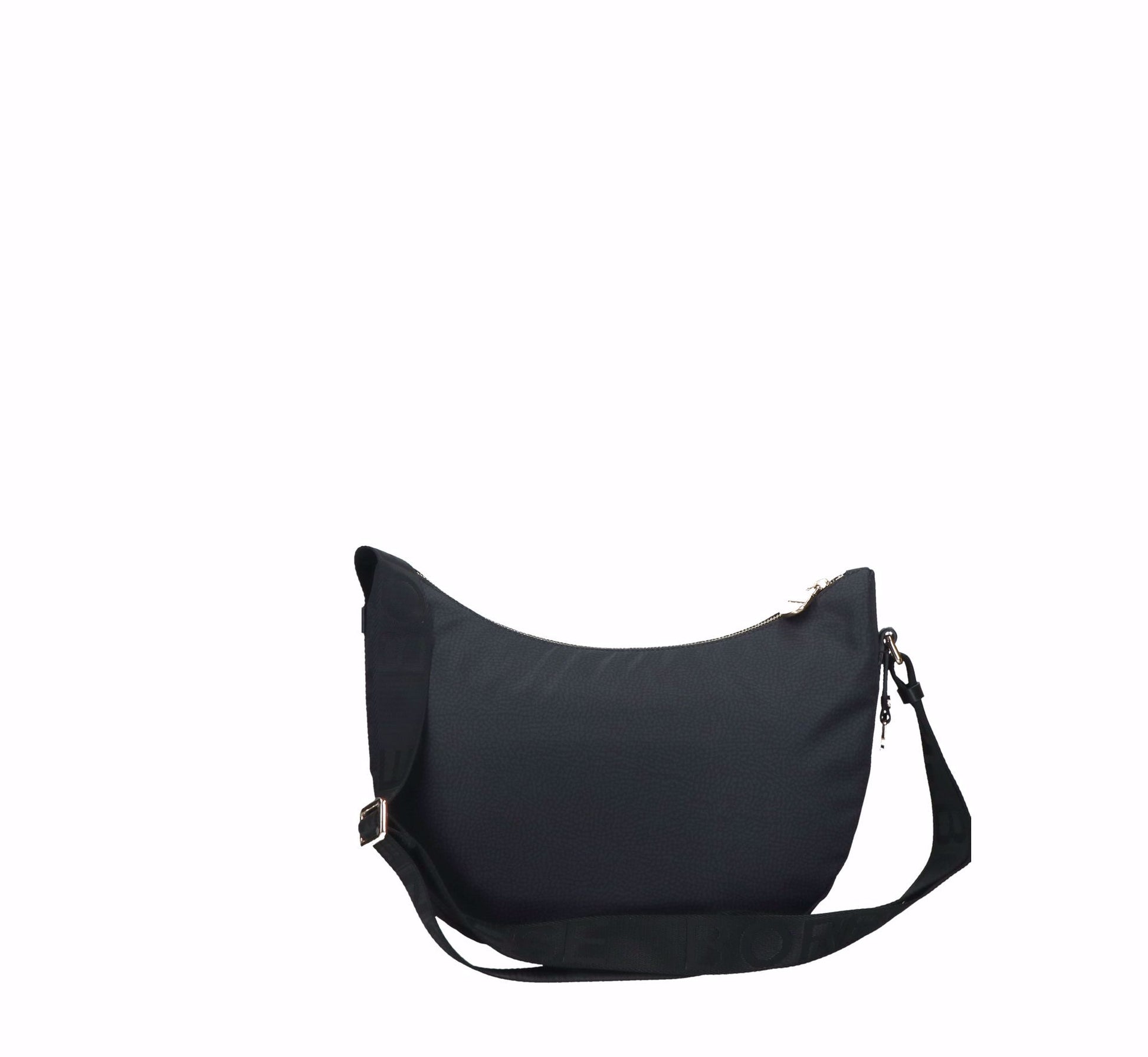 Borbonese borsa Luna Bag Medium dark black - Maquis dal 1989