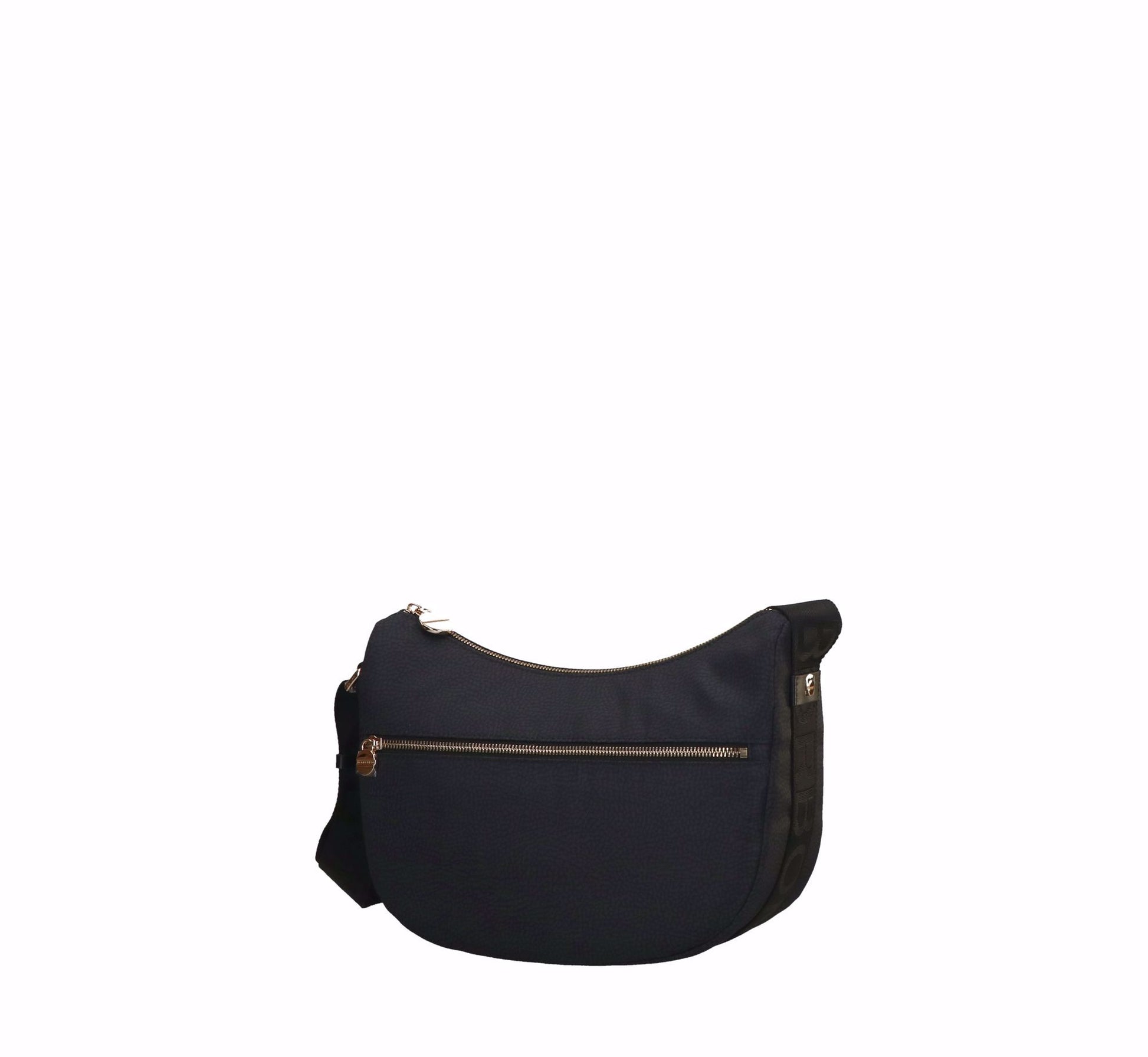 Borbonese borsa Luna Bag Small dark black - Maquis dal 1989