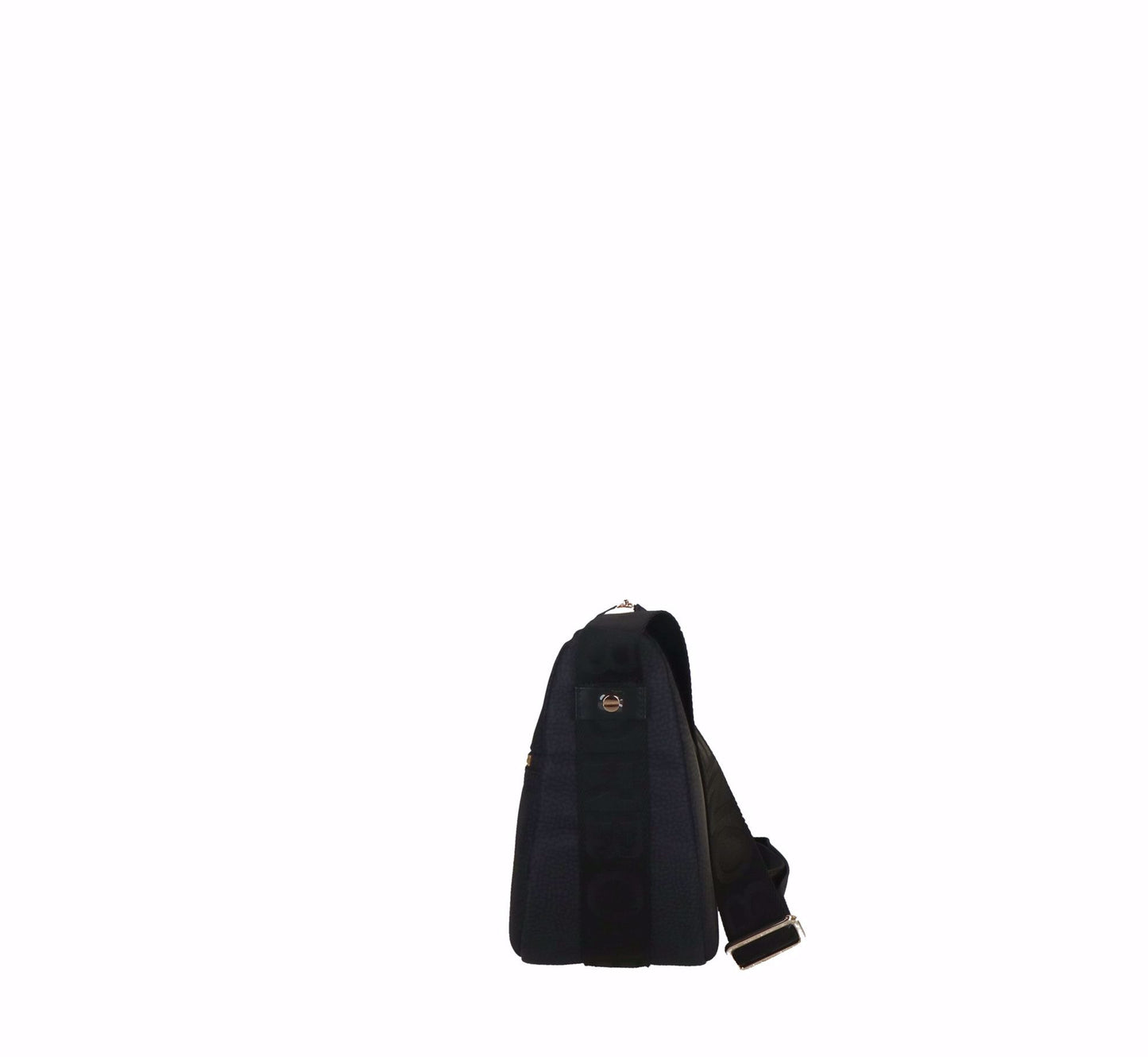 Borbonese borsa Luna Bag Small dark black - Maquis dal 1989