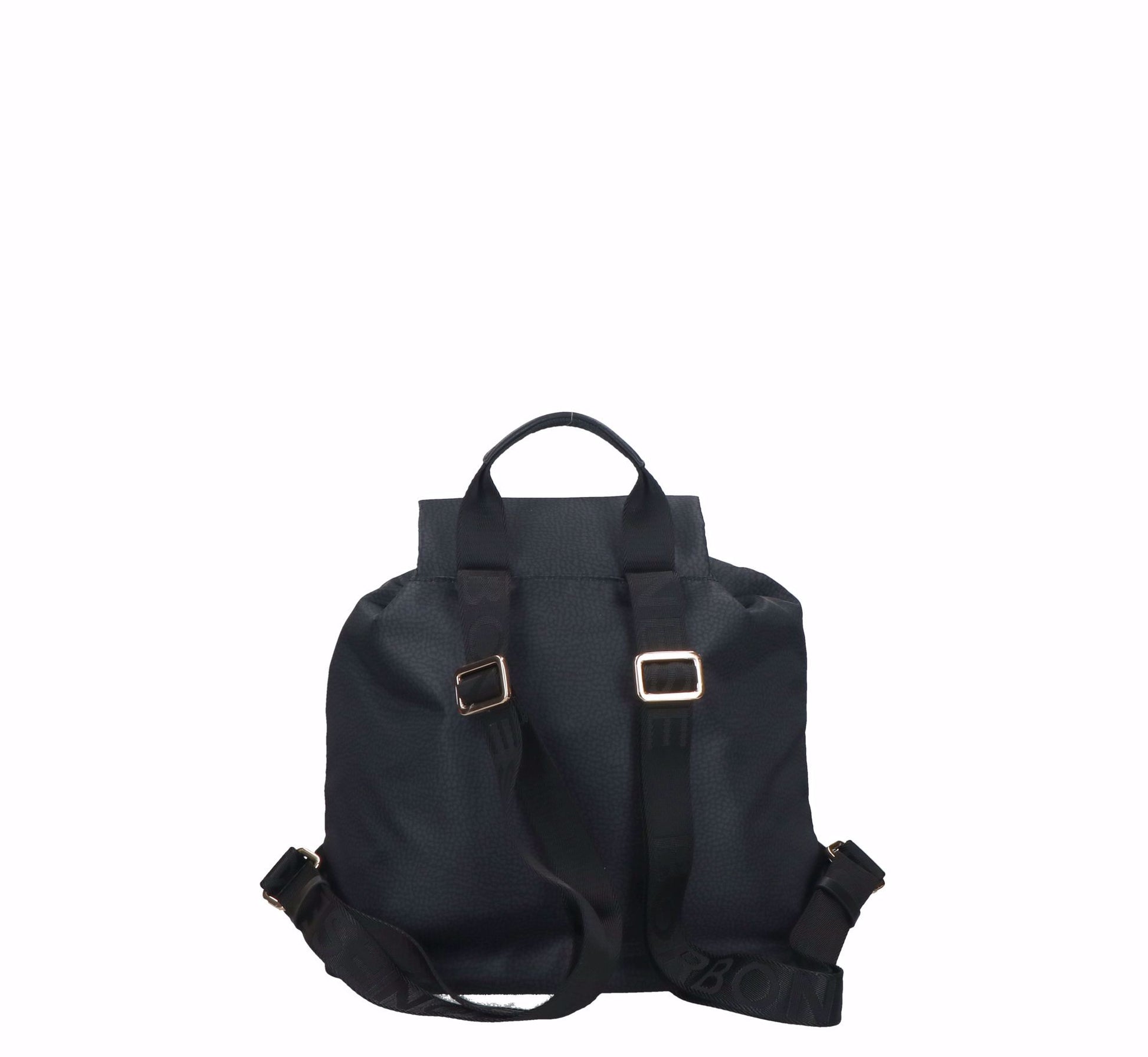 Borbonese zaino Eco Line Medium dark black - Maquis dal 1989