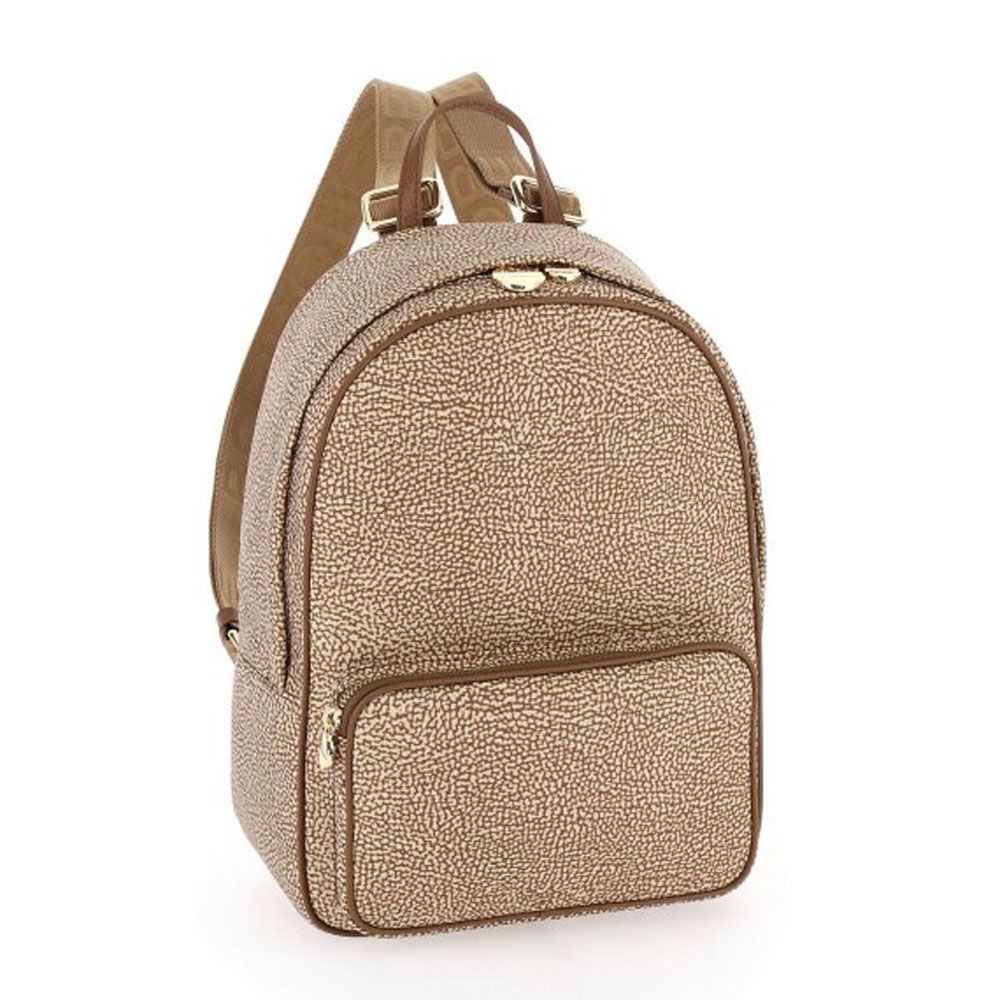 Borbonese zaino Portrait Medium BEIGE BROWN - Maquis dal 1989