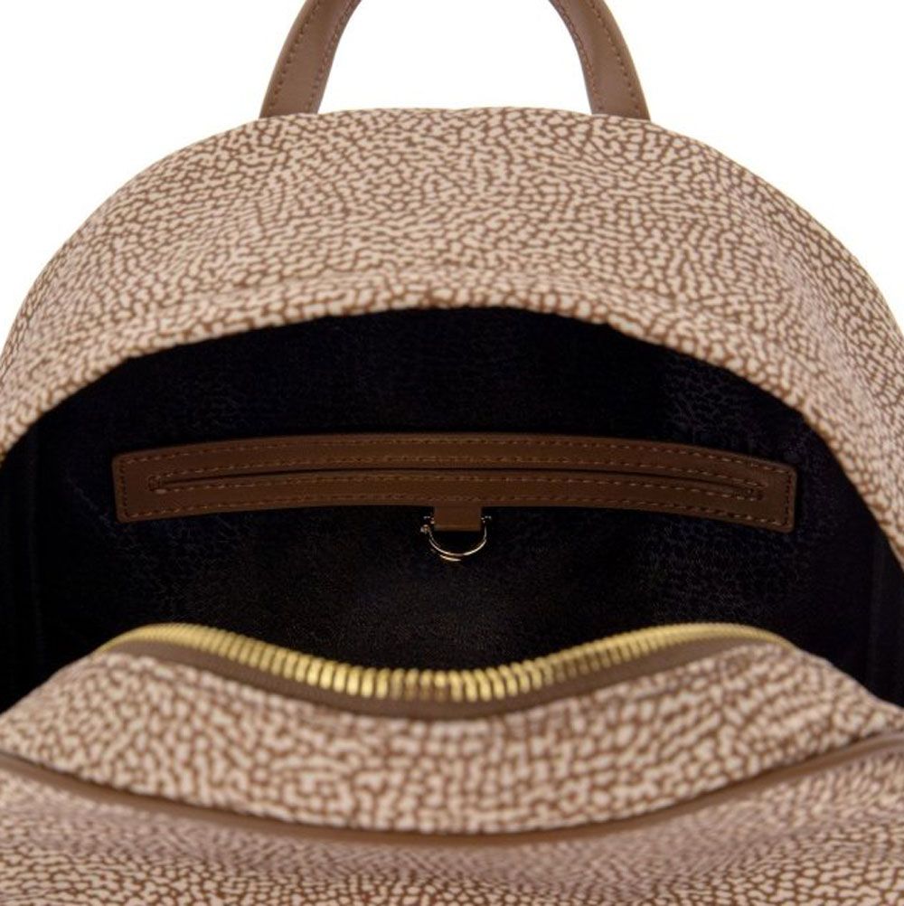 Borbonese zaino Portrait Medium BEIGE BROWN - Maquis dal 1989