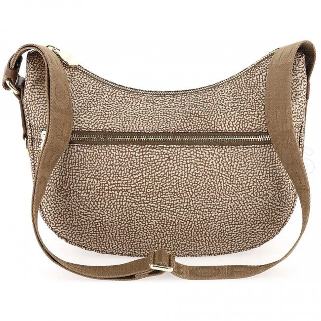 Borbonese borsa Luna Bag Small beige brown - Maquis dal 1989