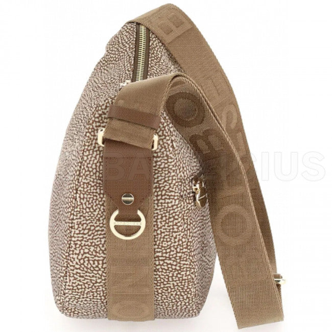 Borbonese borsa Luna Bag Small beige brown - Maquis dal 1989