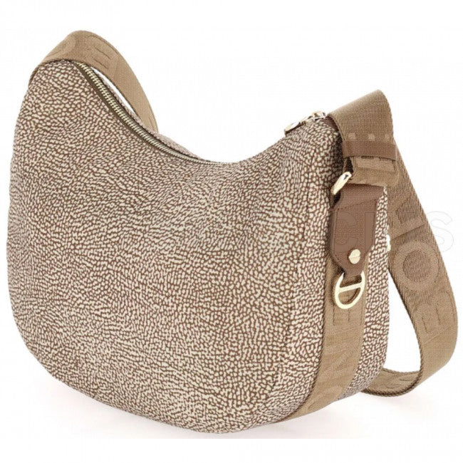 Borbonese borsa Luna Bag Small beige brown - Maquis dal 1989