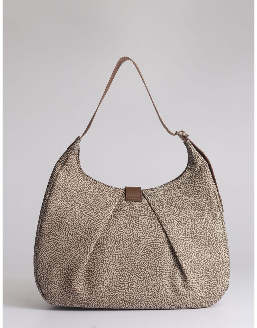 Borbonese cortina hobo beige marrone - Maquis dal 1989